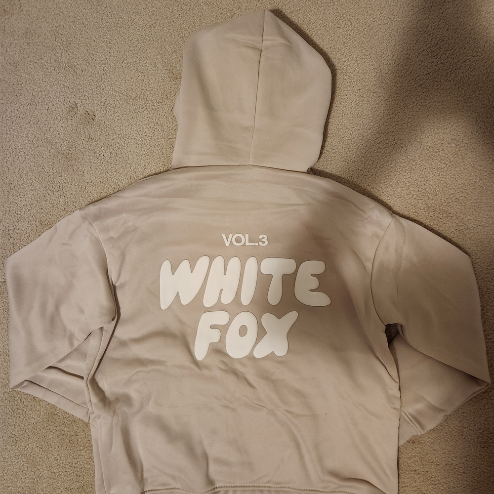 White Fox Boutique Cream Hoodie